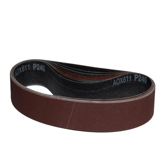10 pack - 1-1/2" x 30" Standard Aluminum Oxide Belts (Best for: Non-Ferrous Metals)