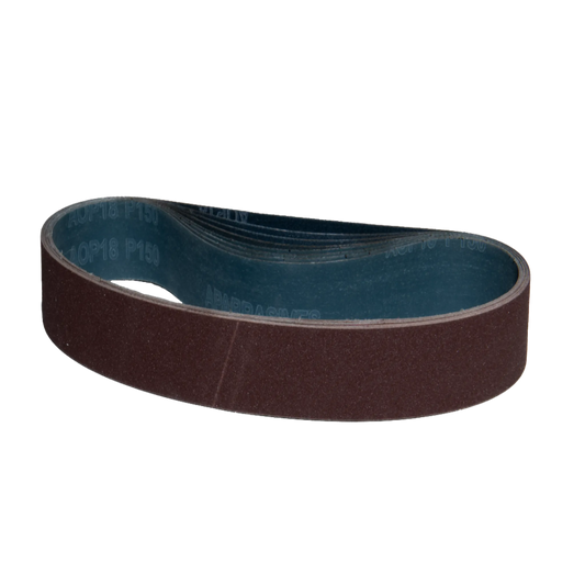 10 pack - 1-1/2" x 30" Polyester Backed Aluminum Oxide Belts (Best for: Wet Applications)