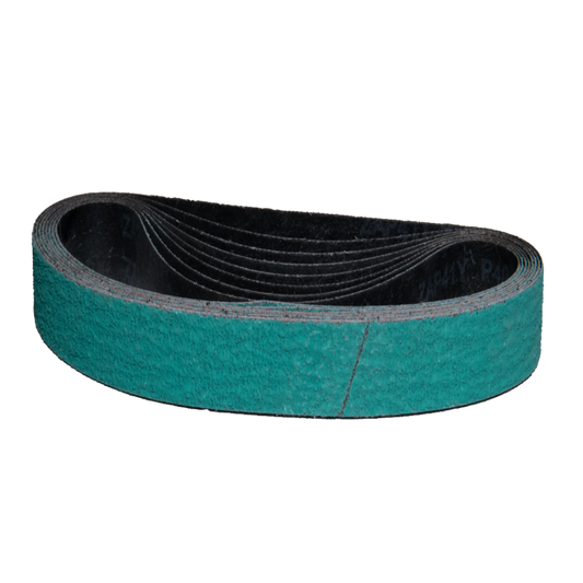 10 pack - 1-1/2" x 30" Grinding Aid Zirconia Belts (Best for: Aggressive Applications)
