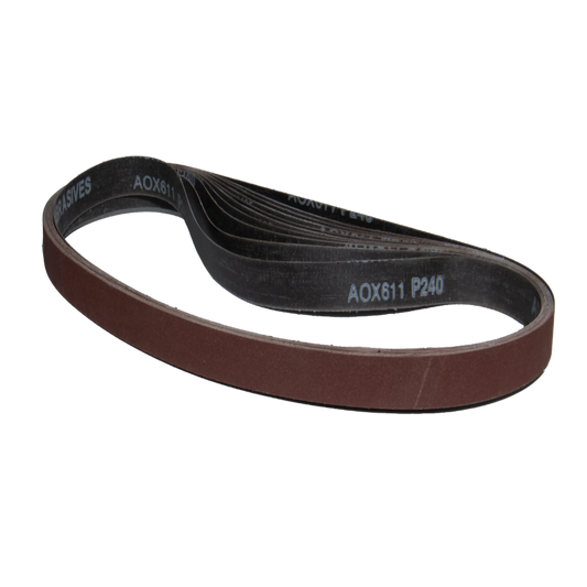 10 pack - 1" x 42" Standard Aluminum Oxide Belts (Best for: Non-Ferrous Metals)