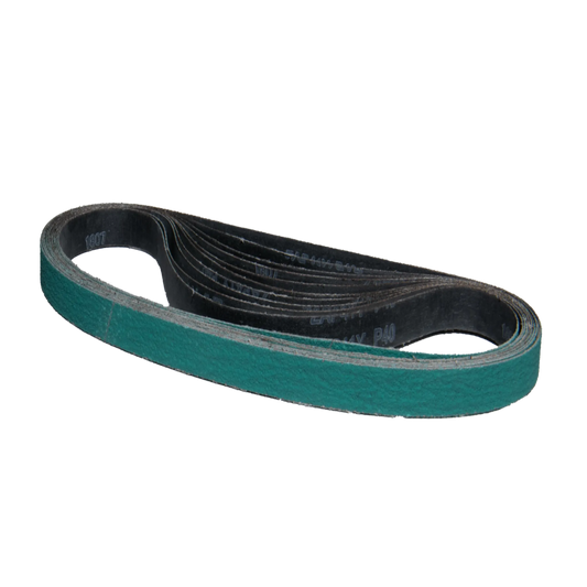 10 pack - 1" x 42" Grinding Aid Zirconia Belts (Best for: Aggressive Applications)