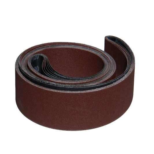 5 pack - 2" x 132" Standard Aluminum Oxide Belts (Best for: Non-Ferrous Metals)