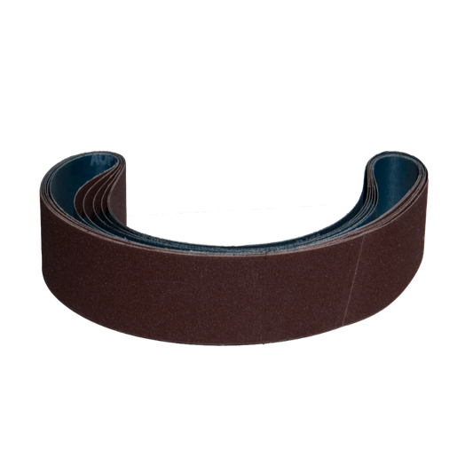 5 pack - 2" x 48" Polyester Backed Aluminum Oxide Belts (Best for: Wet Applications)