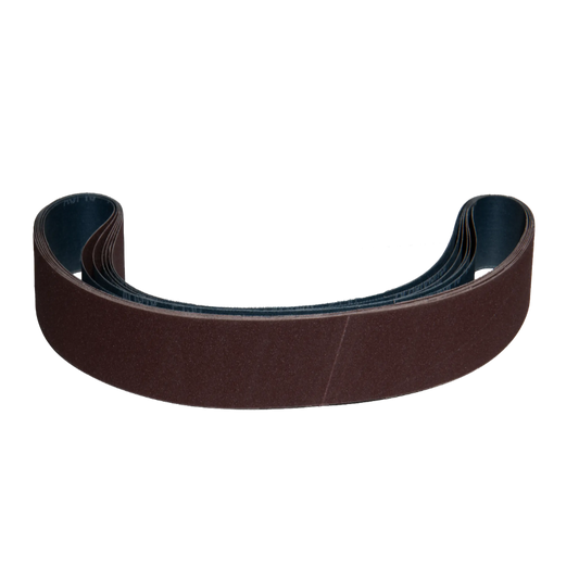 5 pack - 2" x 60" Polyester Backed Aluminum Oxide Belts (Best for: Wet Applications)