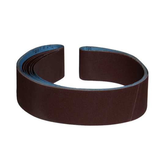 5 pack - 2" x 60" Super Flexible Backed Aluminum Oxide Belts (Best for: Contour)
