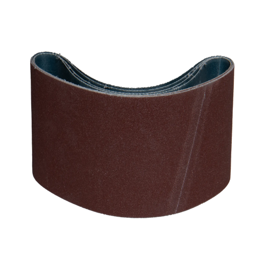5 pack - 3" x 21" Polyester Backed Aluminum Oxide Belts (Best for: Wet Applications)