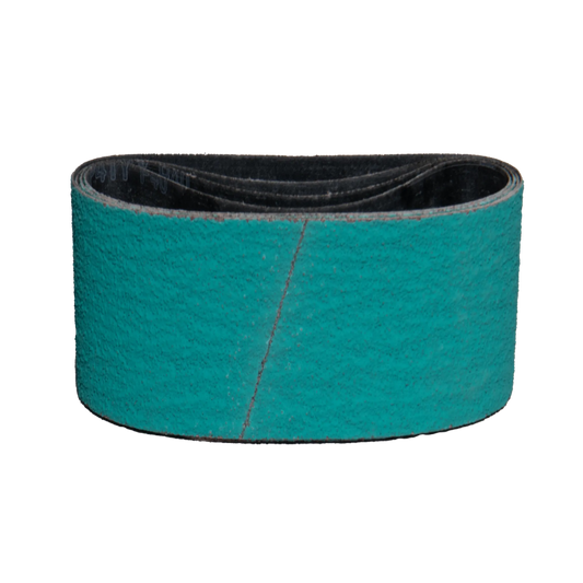 5 pack - 3" x 21" Grinding Aid Zirconia Belts (Best for: Aggressive Applications)