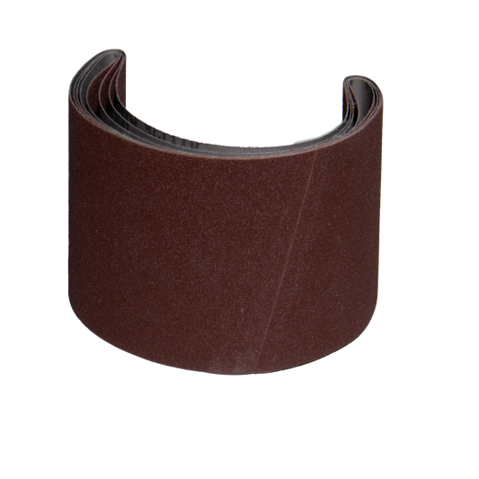 5 pack - 3" x 24" Flexible Backed Aluminum Oxide Belts (Best for: Contour)