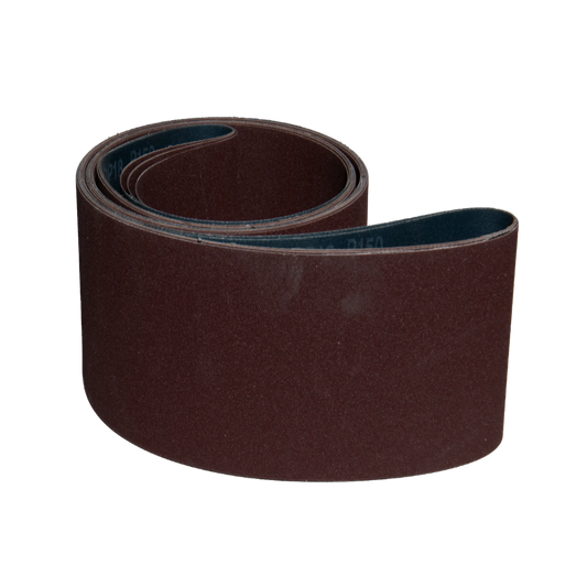 2 pack - 4" x 132" Polyester Backed Aluminum Oxide Belts (Best for: Wet Applications)