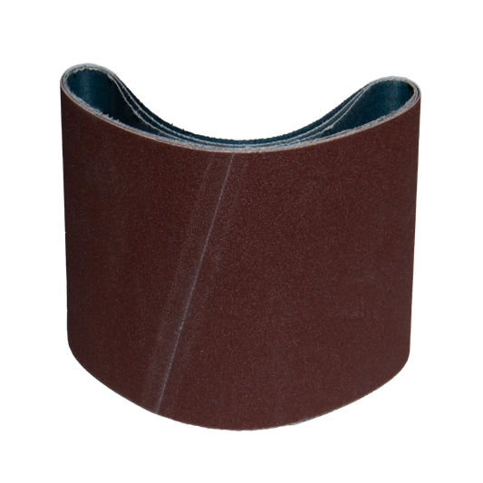 2 pack - 4" x 21" Polyester Backed Aluminum Oxide Belts (Best for: Wet Applications)