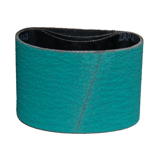 2 pack - 4" x 21" Grinding Aid Zirconia Belts (Best for: Aggressive Applications)