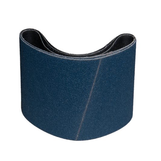 2 pack - 4" x 24" Premium Zirconia Belts (Best for: Ferrous Metals)