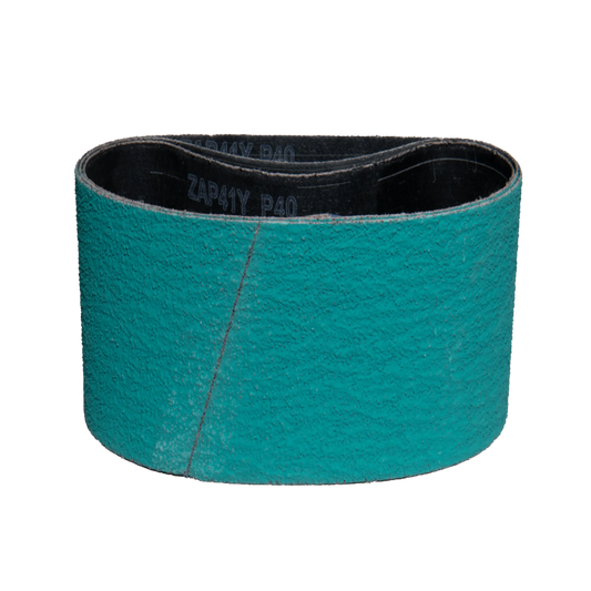 2 pack - 4" x 24" Grinding Aid Zirconia Belts (Best for: Aggressive Applications)